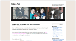 Desktop Screenshot of kidsnpet.com